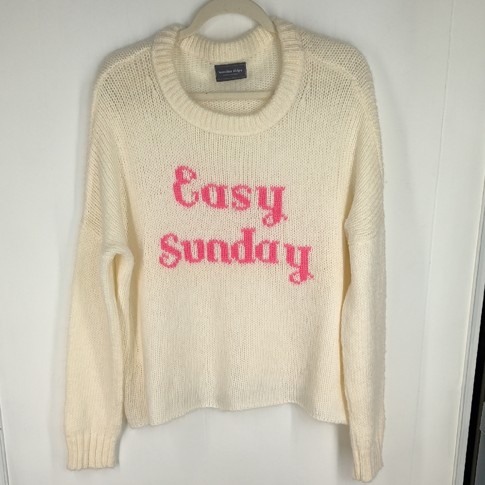 Wooden Ships Mohair Blend Oversized Loose Fit Sweater Size S/M